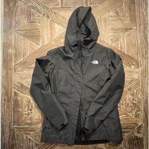 Great transition jacket: North Face hooded insulated jacket